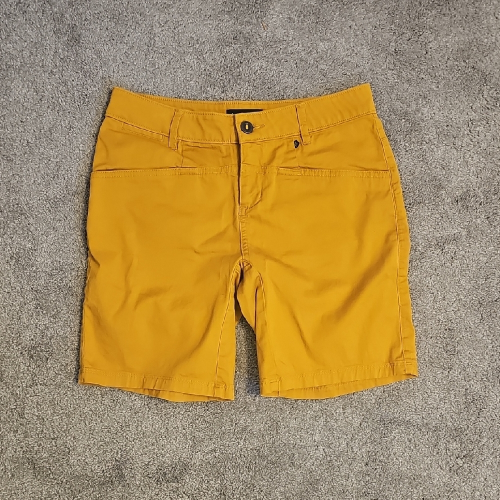 Black Diamond Mustard Yellow Women's Shorts